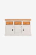 Loft24 - Skänk 3 dörrar 3 lådor Selma - Vit - Skänkar & sideboards - F...