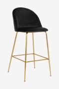 House Nordic - Barstol Lausanne 2-pack - Svart - Barstolar & pallar - ...