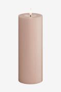 DeluxeHomeart - LED-pelarljus 7,5x20 cm - Rosa - Ljus - Från Homeroom