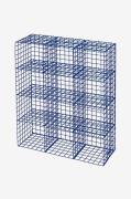 Loft24 - Vägghylla med 12 fack Metall Liten Cup Rack - Blå - Hyllor & ...