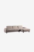 Hanah Home - Hörn Bäddsoffa Nice Right - Beige - Soffor - Från Homeroo...