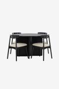 Venture Home - Bord Tyresö med stol Ven - Svart - Matgrupper - Från Ho...