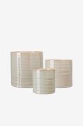 Wikholm Form - Kruka Elfrida S/3 - Beige - Krukor & vaser - Från Homer...