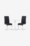 Venture Home - Matgrupp Hamden med 2st stolar Tempo - Svart - Matgrupp...