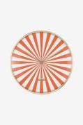 Karlsson - Väggklocka Candy Swirl Dome - Orange - Väggklockor & bordsu...