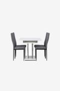 Venture Home - Matgrupp Disa med 4st stolar Petra - Vit - Matgrupper -...