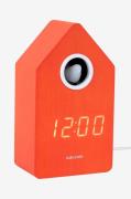 Karlsson - Väckarklocka Cuckoo LED - Orange - Väggklockor & bordsur - ...