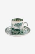 Spode - Espressokopp och fat Heritage Green Italian - Grön - Koppar & ...