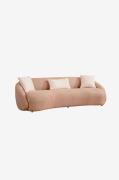 Hanah Home - 3-sits soffa Napoli - Brun - 3-sits soffor - Från Homeroo...