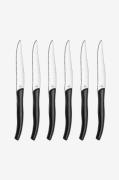Lou Laguiole - Grillknivar Jet i knivblock 6-Pack - Svart - Bestick - ...
