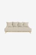 Karup - Soffa Senza Natur Bas - Beige - Bäddsoffor - Från Homeroom