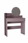 Hanah Home - Make Up Table Harmony Mini Round - Grå - Skrivbord - Från...