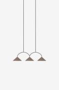 Globen Lighting - Taklampa Curve 3 Mocha - Brun - Takpendlar - Från Ho...