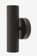 Globen Lighting - Vägglampa Hubble Up/Down IP44 fasadbelysning Svart -...