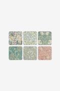 Spode - Underlägg Morris & Co. Mix & Match 6-pack 10,5 x 10,5 cm - Fle...