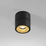 Egger Licht Egger Clippo takspotlight dim-to warm svart/guld