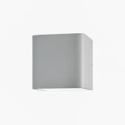 Egger Licht EGG DLS vägglampa Gino, vit, 3.000 K, 10x10 cm, dimbar