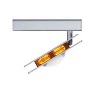 GRIMMEISEN LICHT GRIMMEISEN Slide Movex LED-spot 80° dimbar vit