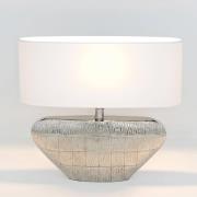 Holländer Cleopatra - oval bordslampa med textilskärm