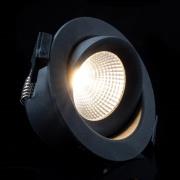 The Light Group SLC One 360° LED infälld belysning svart 2 700K