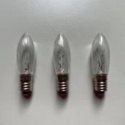 Saico E10 utbyteslampa för korrugerat stearinljus 3 ljusbågar för utom...