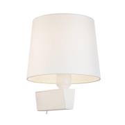 Nowodvorski Lighting Vägglampa Chillin I med strömbrytare, vit