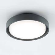 EVN LED-utomhustaklampa Tectum, antracit, Ø 25 cm