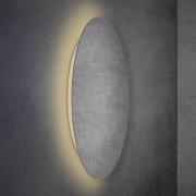 Escale Blade LED-vägglampa, betonglook, Ø 95 cm