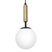 Luminex Hänglampa Nalo, 1 lampa, svart/mässing