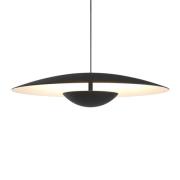 MARSET Ginger LED-pendel, triac Ø42cm svart/vit