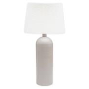 PR Home Riley bordslampa, vit/beige, höjd 54 cm