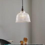 Lamkur Hänglampa Leana, glas klar, 1 lampa, krom