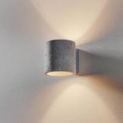 SOLLUX LIGHTING Vägglampa Ara som cylinder i betong
