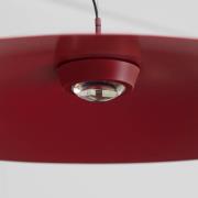 Luceplan Koinè LED-pendellampa 927 Ø110cm röd
