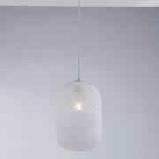 Eco-Light Hänglampa Ashford S15 med glasskärm vit