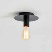 Markslöjd Taklampa Piatto, E27-lampa, svart