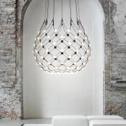 Luceplan Mesh pendellampa Ø 100cm Trådlös 1m