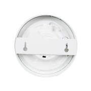 Prios LED-taklampa Edwina, vit, 12 cm, set om 2