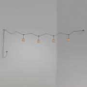Bover Nans S/16/4L LED-utomhushänglampa, brun