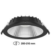 The Light Group SLC Shift LED-inbyggnadsspona Ø 22,8cm CCT, svart