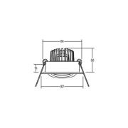 BRUMBERG BB18 dim2wam RC kopplingsbox strukturvit