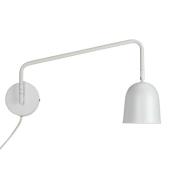 Dyberg Larsen vägglampa Manchester, vit, utskjutande 45 cm