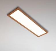 Quitani Aurinor LED-panel, valnöt, 125 cm