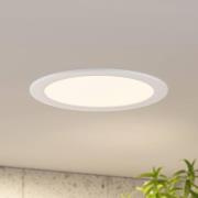 Prios LED-inbyggnadslampa Cadance, vit, 24cm, set om 10, CCT
