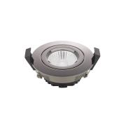 Sigor LED infälld takspot Diled, Ø 8,5 cm, 6 W, 3.000 K, krom