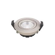 Sigor LED infälld takspot Diled, Ø 8,5 cm, 6 W, 3.000 K, stål