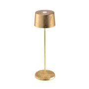 Zafferano Olivia 3K bordslampa guld