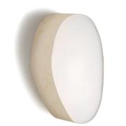 LZF LAMPS LZF Guijarro Liten LED-vägglampa, elfenben