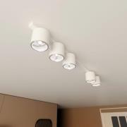 EMIBIG LIGHTING Taklampa Nano, vit, 5 lampor, metall