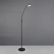 Reality Leuchten LED-uppladdningsbar golvlampa Moreno, matt svart, CCT...